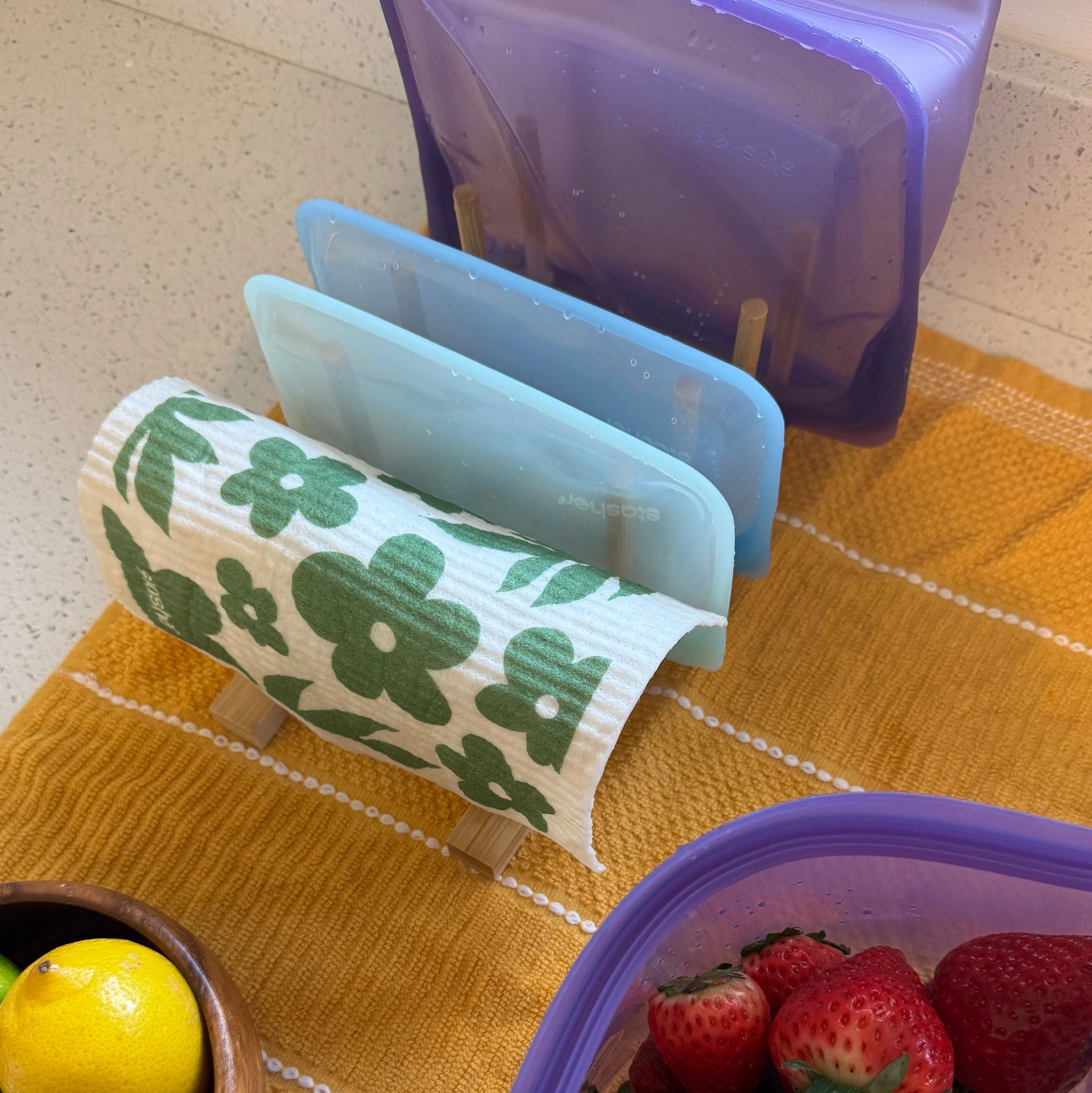Reusable Swedish Dishcloth 3-Pack - Image 5