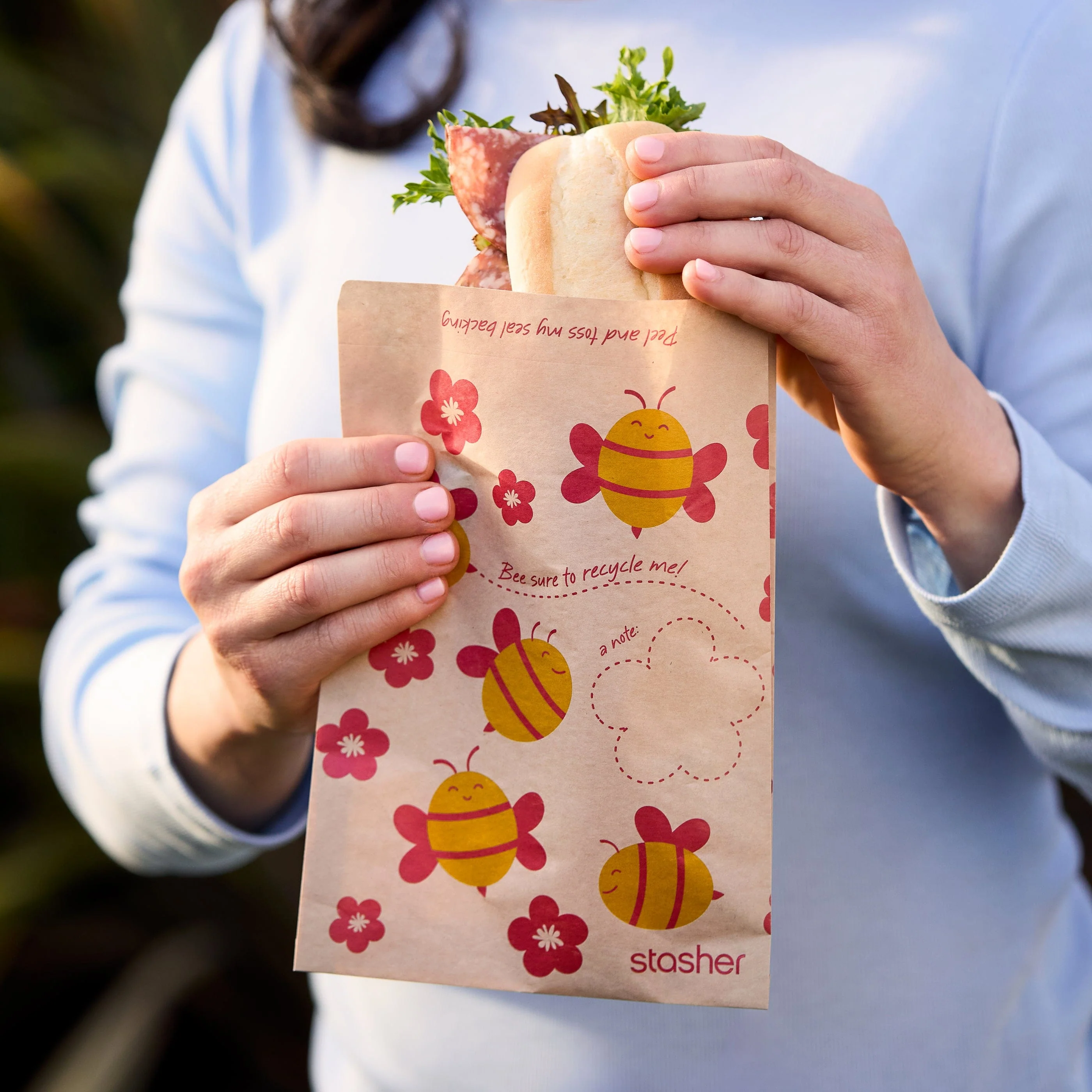 Recyclable Paper Sandwich Bags - Image 10
