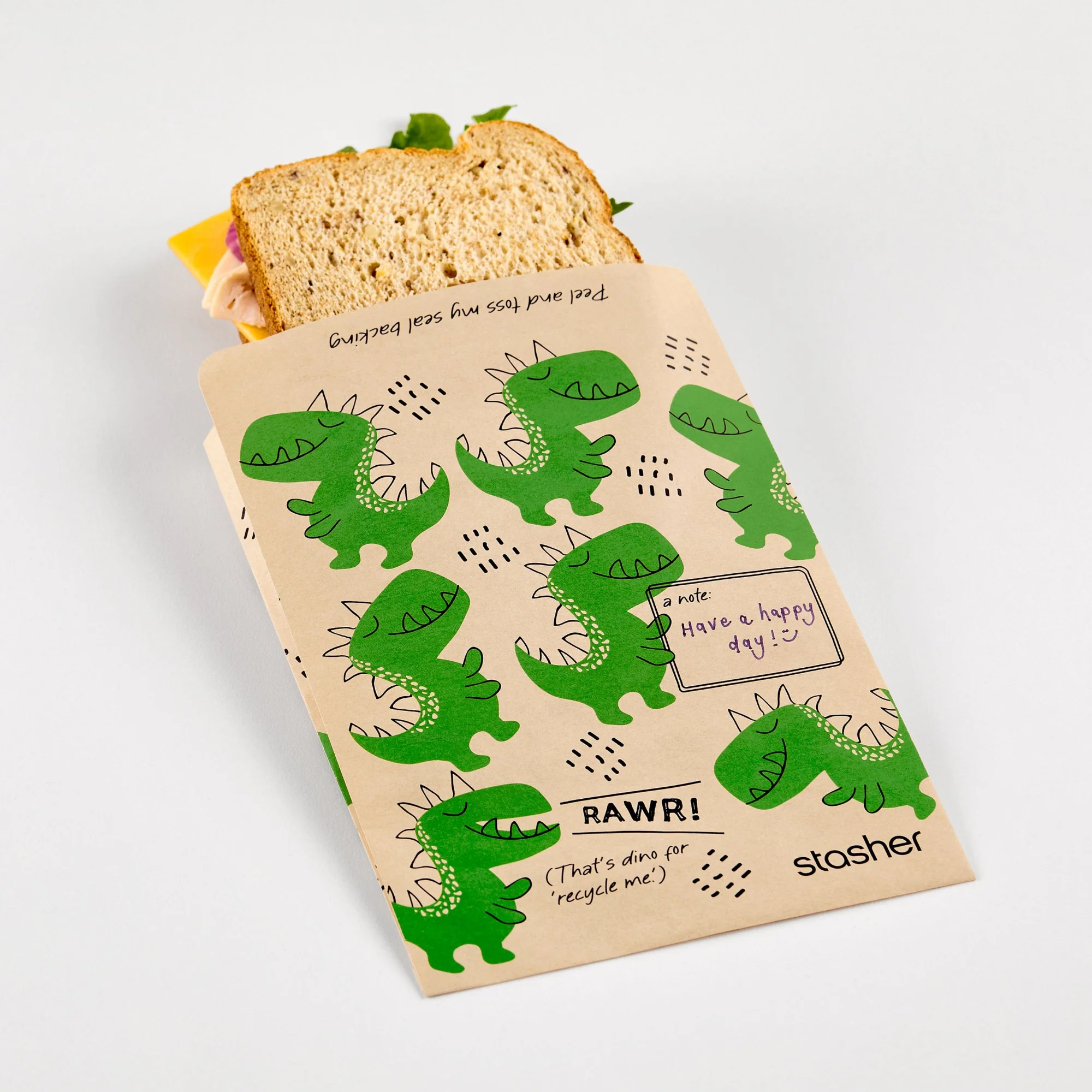 Recyclable Paper Sandwich Bags - Image 3