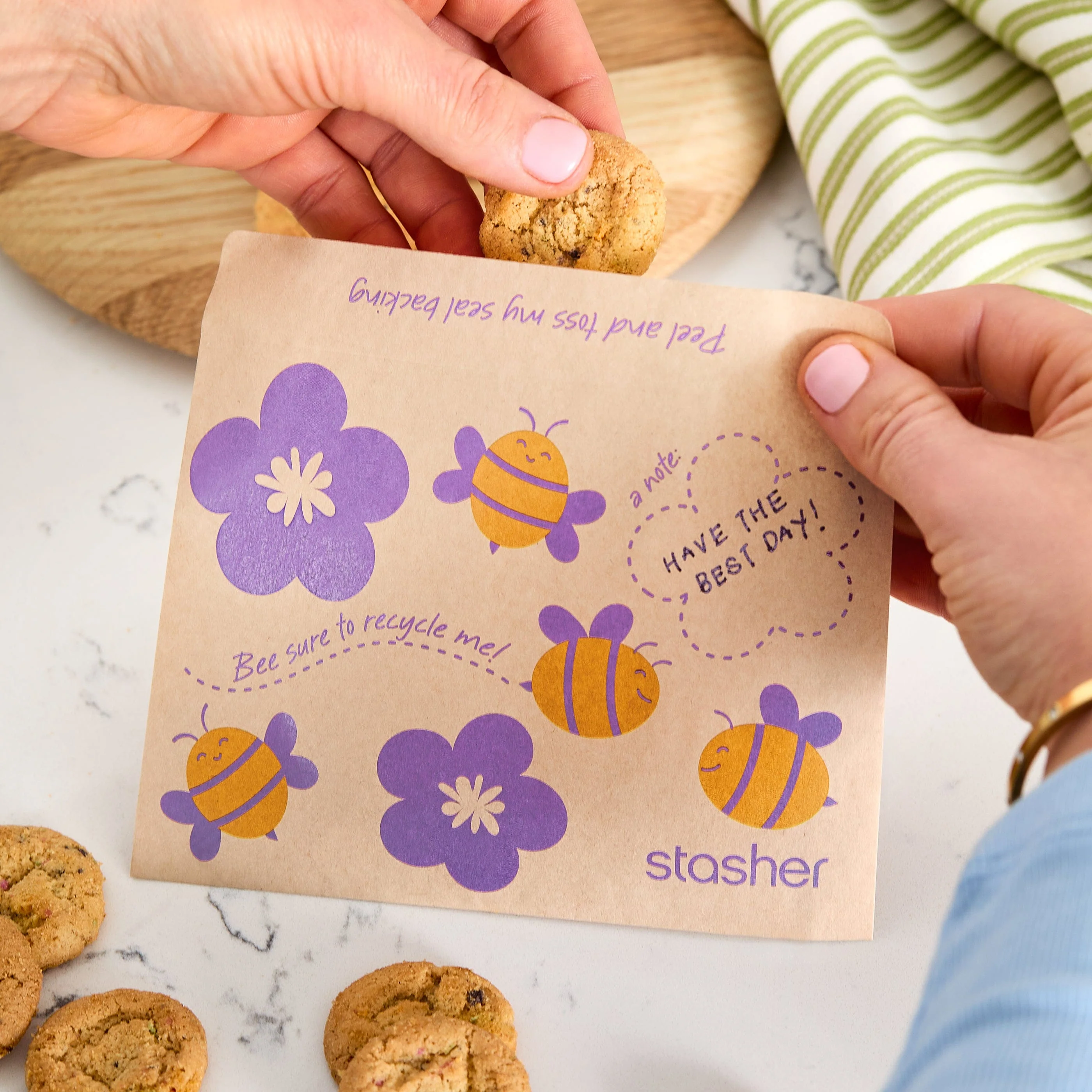 Recyclable Paper Snack Bags - Image 11