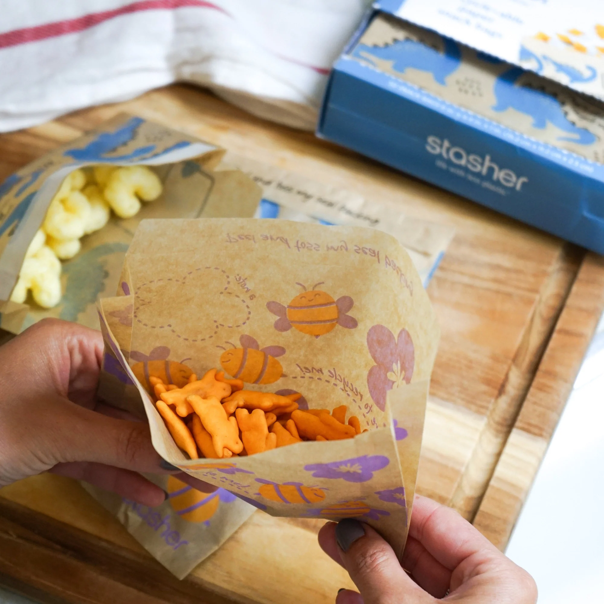 Recyclable Paper Snack Bags - Image 4