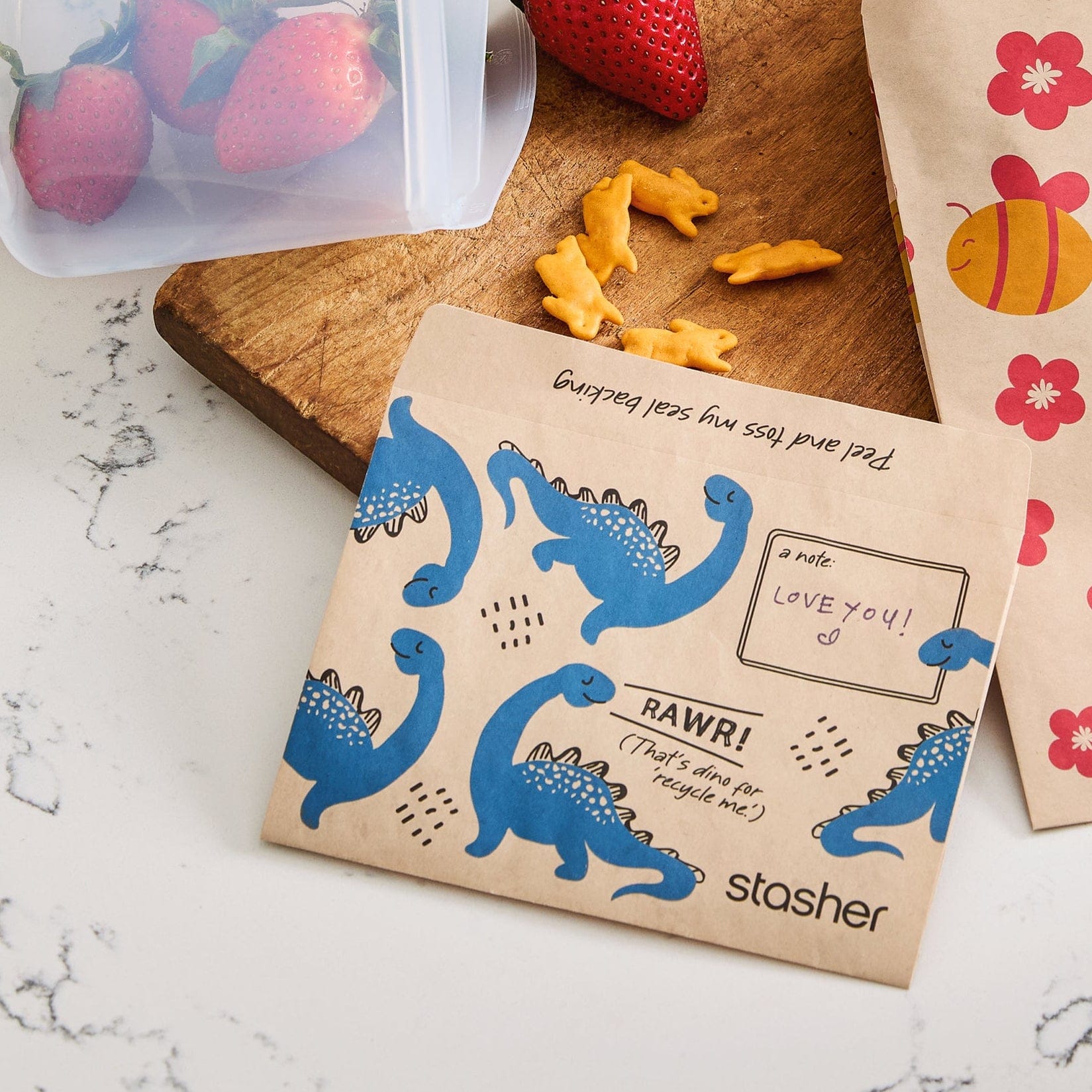 Recyclable Paper Snack Bags - Image 9