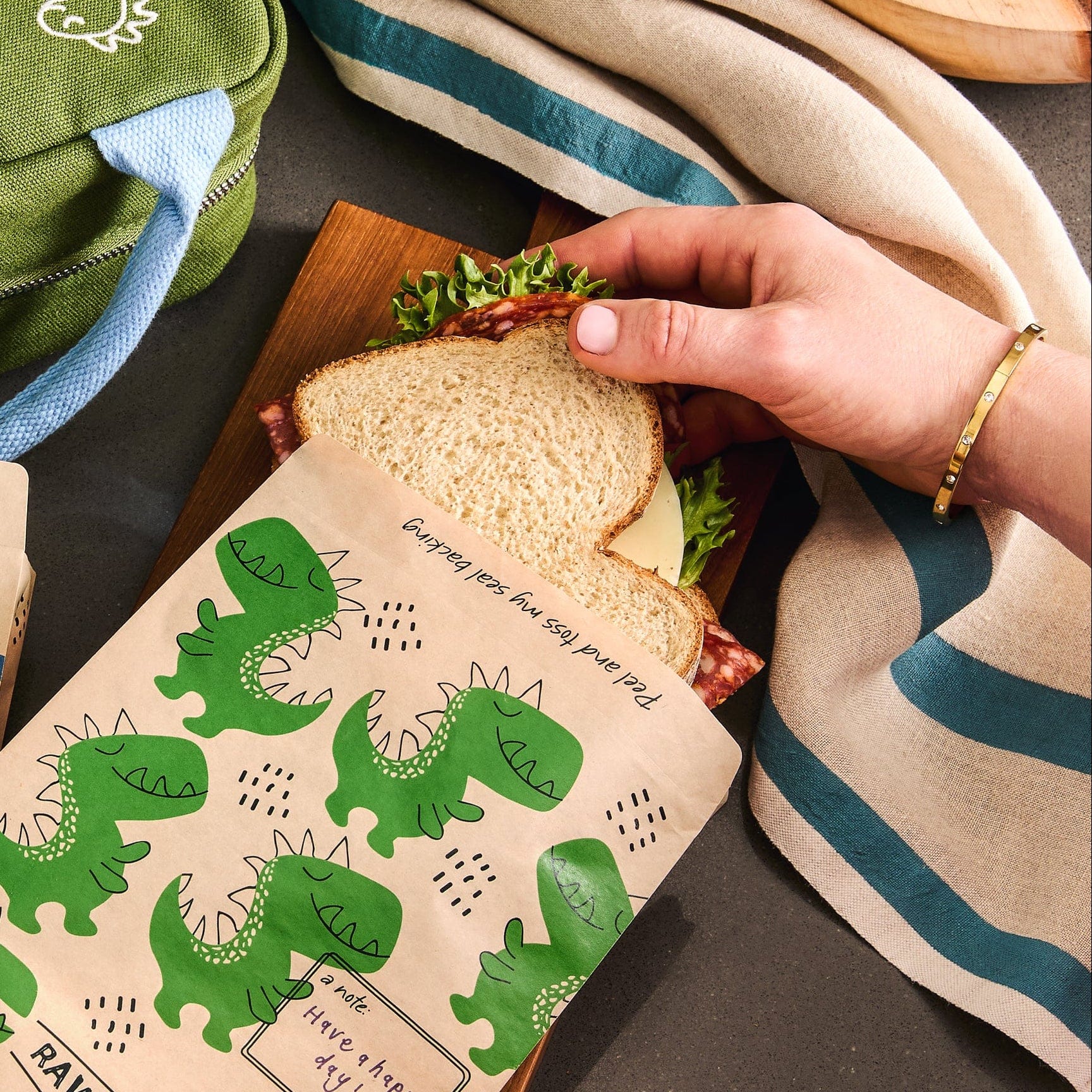 Recyclable Paper Sandwich Bags - Image 6
