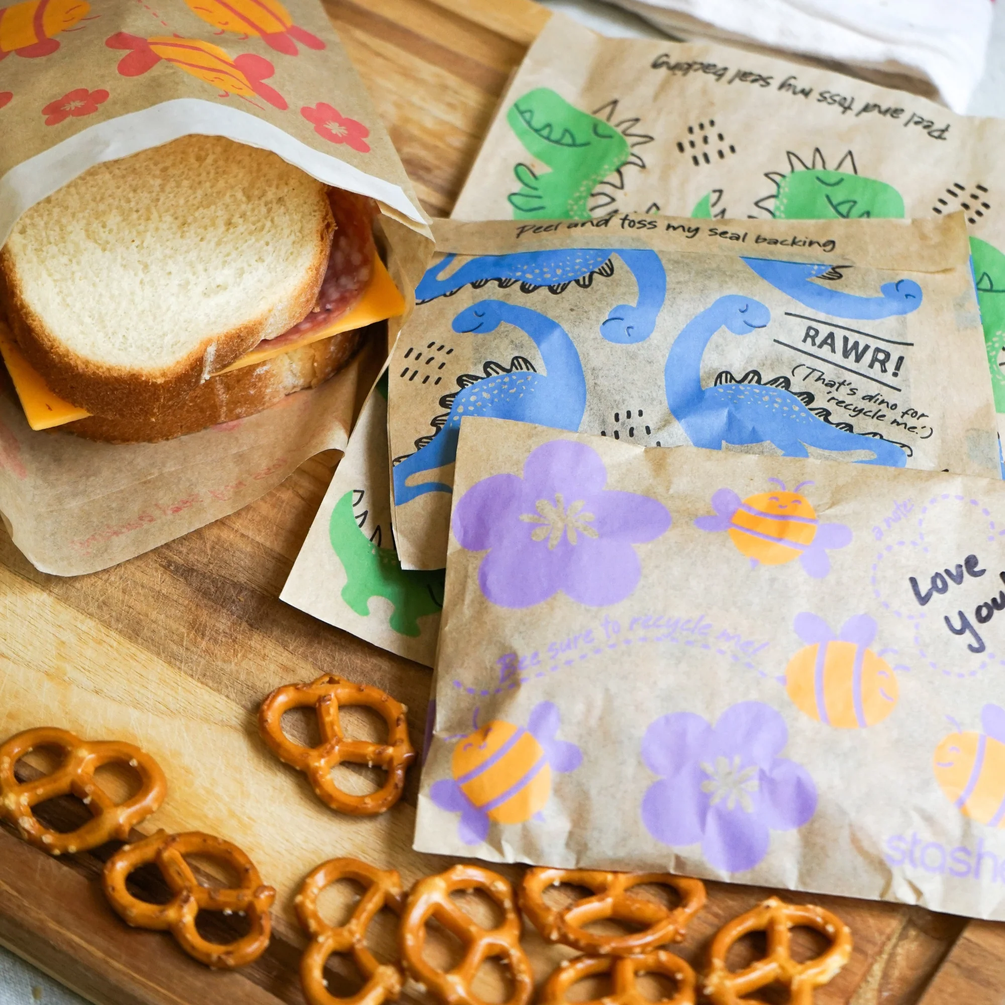 Recyclable Paper Sandwich Bags - Image 11