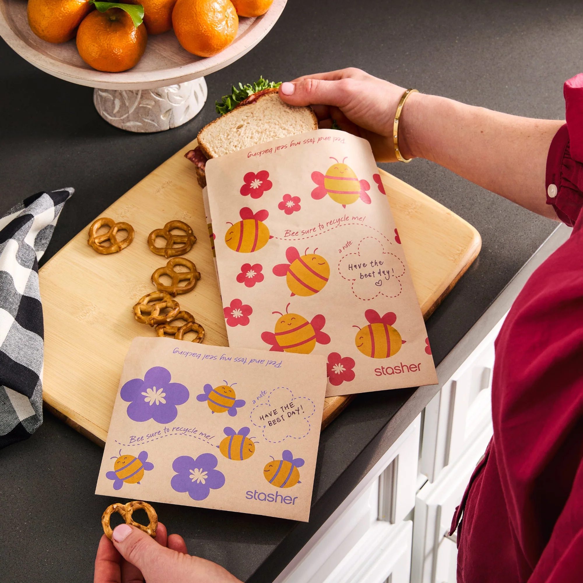 Recyclable Paper Bags 8-Pack - Image 5