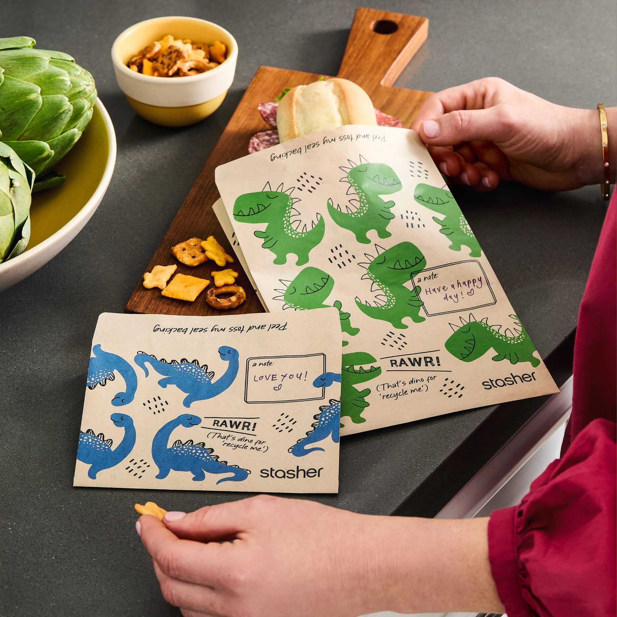 Recyclable Paper Bags 8-Pack - Image 6